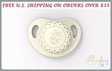 Honeybug VINTAGE Magnetic Pacifier reborn art doll baby newborn CREAM
