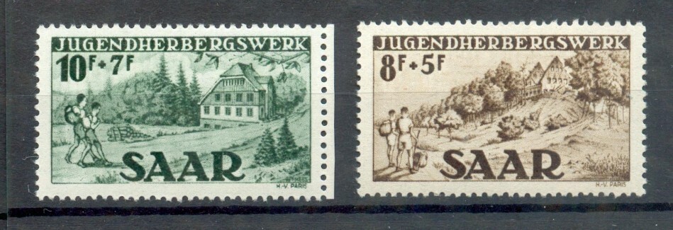 Saar 262/63II Set** MNH Mint Never Hinged (71006)