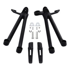 Rear Passenger Footpegs Pegs Footrest Bracket For Suzuki GSXR1000 2005 2006 US