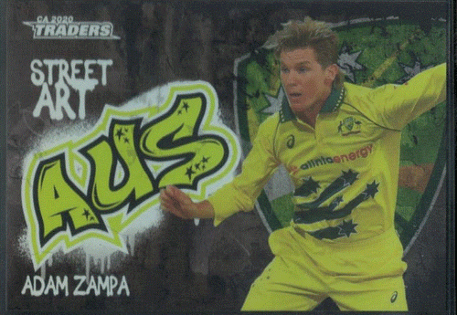 2020/21 CA Traders Cricket Street Art (Black) individual Card Sale only Nr-Mint - Picture 1 of 19
