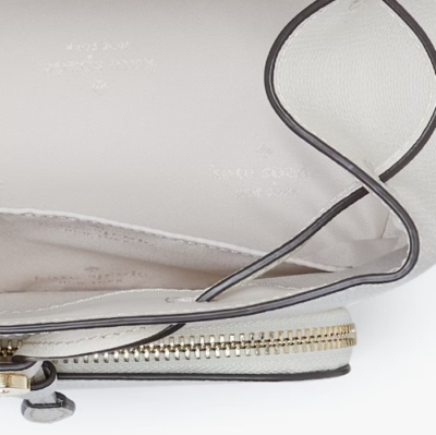 S Kate Spade Kristi Medium Flap Backpack Ivory White Leather Bag KA695 NWT $379 Kate Spade Kristi Medium Flap Backpack Yellow Butter Leather  main image 4