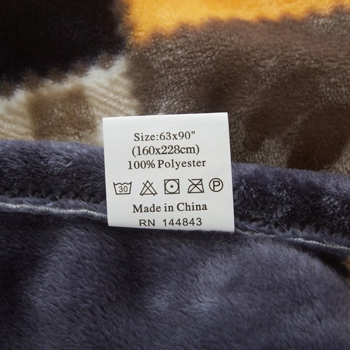 Tache Plaid Patchwork Super Soft Warm Fleece Flannel Tartan Throw Bed Blanket - Picture 6 of 37