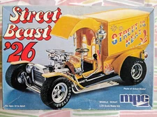 L@@K! **RARE NIB ORIGINAL VINTAGE MPC "STREET BEAST '26 FORD" KIT **SEALED BAG!