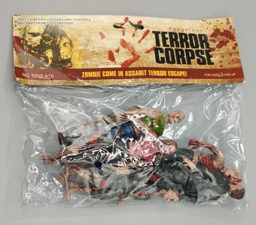 Haptime 6 Pcs Zombie Action Figures 3.75" Zombie Toys Dangerous Terror Corpse - Picture 4 of 6
