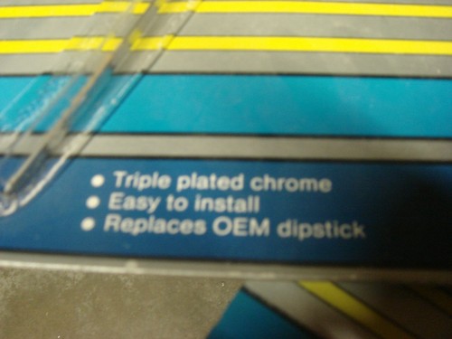 2 Vintage Chrome Engine Oil Dipstick 6043 V8 1982-1985 Malibu & Elcamino Lot - Picture 2 of 8