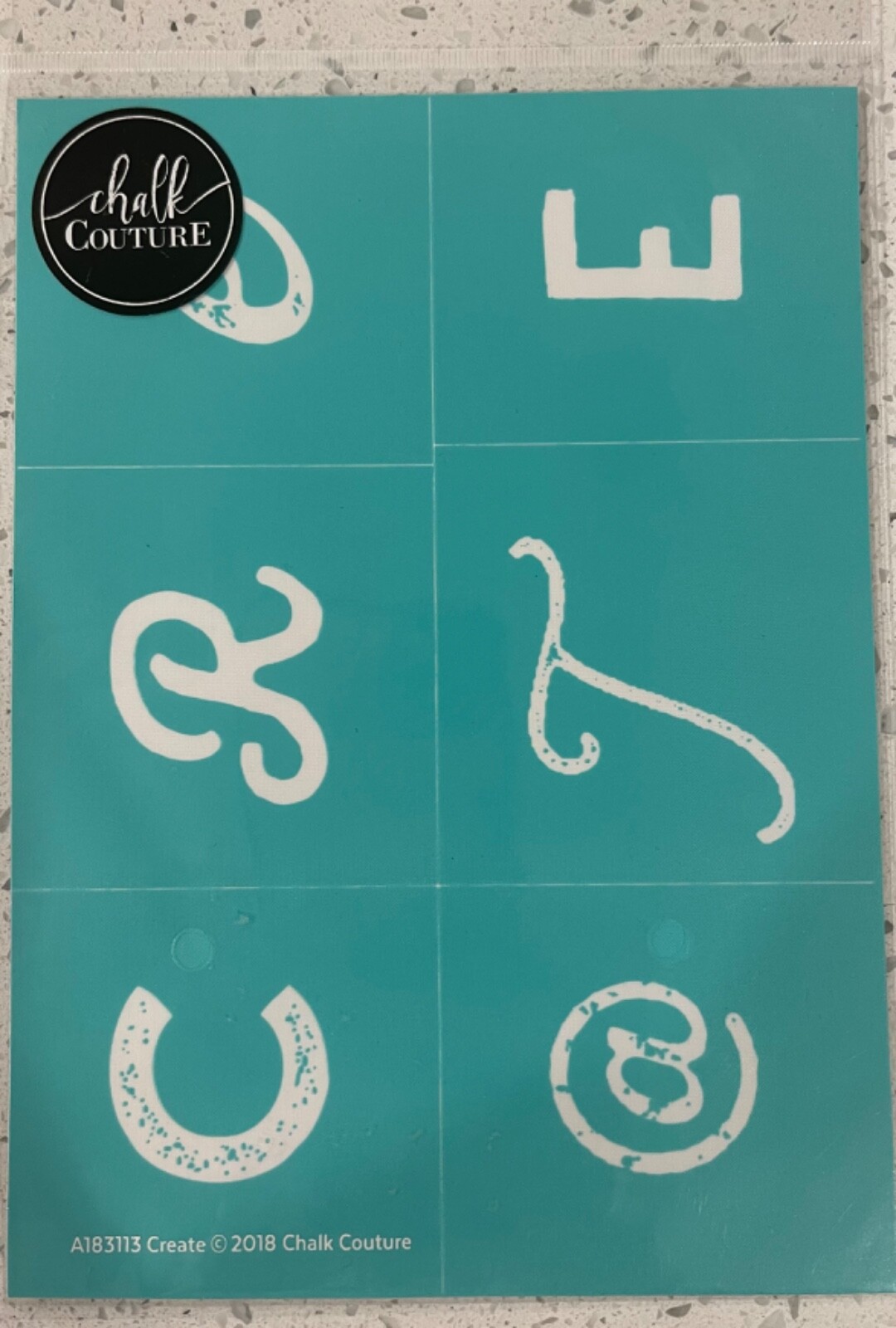 Chalk Couture Retired "Create" 5x7 (Size A) eBay