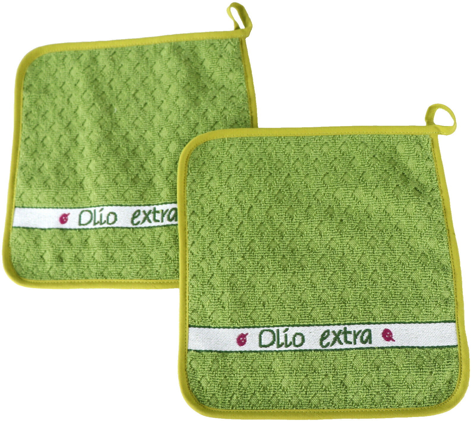 2x Agarrador Olivas Aceite de Rizo Kracht Cocina Cocción Decoración Comida Horno