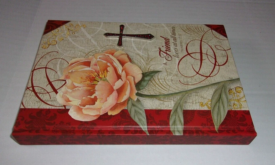 Punch Studio Biblical Passage Cross Hardcover Journal 127 Ruled Sheets Preowned - Image 4 of 4