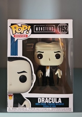 FUNKO POP! 1152 UNIVERSAL MONSTERS DRACULA INCLUDES PROTECTOR FAST SHIP 