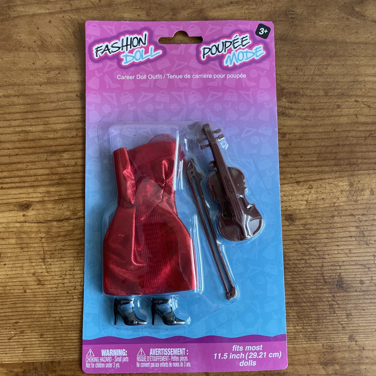 Barbie doll OPERA VIOLIN PLAYER  Fits Most 11.5 Dolls BN FREE SHIPPING