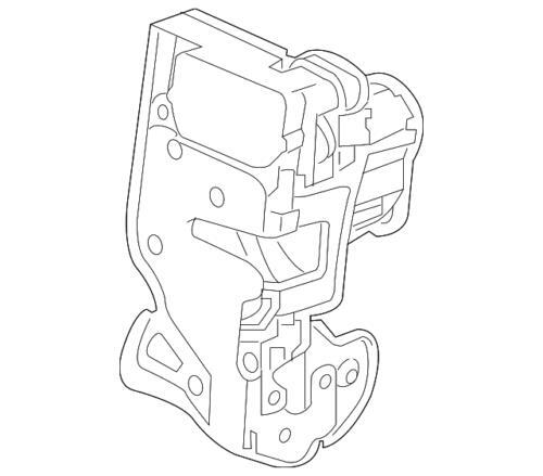 Cerradura de puerta delantera izquierda para Chevrolet Express/Savana 2011-2021 (P/N 86785946)