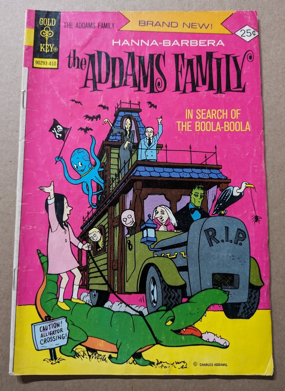 The Addams Family #1 (1974) Gold Key Wednesday Comic Book