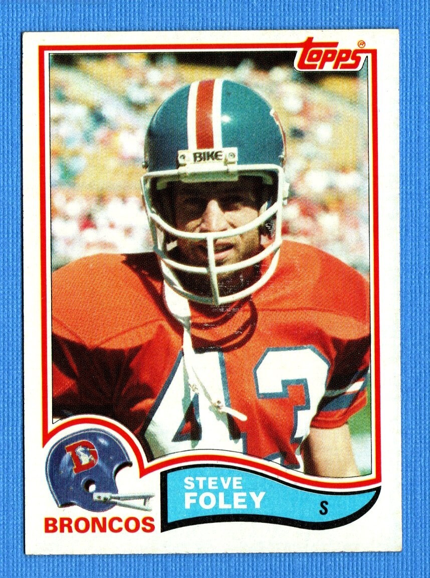 1982 Topps #78 Steve Foley EXMT+ Broncos