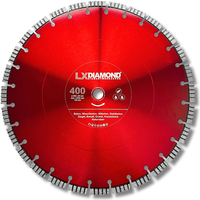 Lxdiamond Diamant-Trennscheibe 400Mm X 20,0 Basalt Naturstein Kunststeine Beton