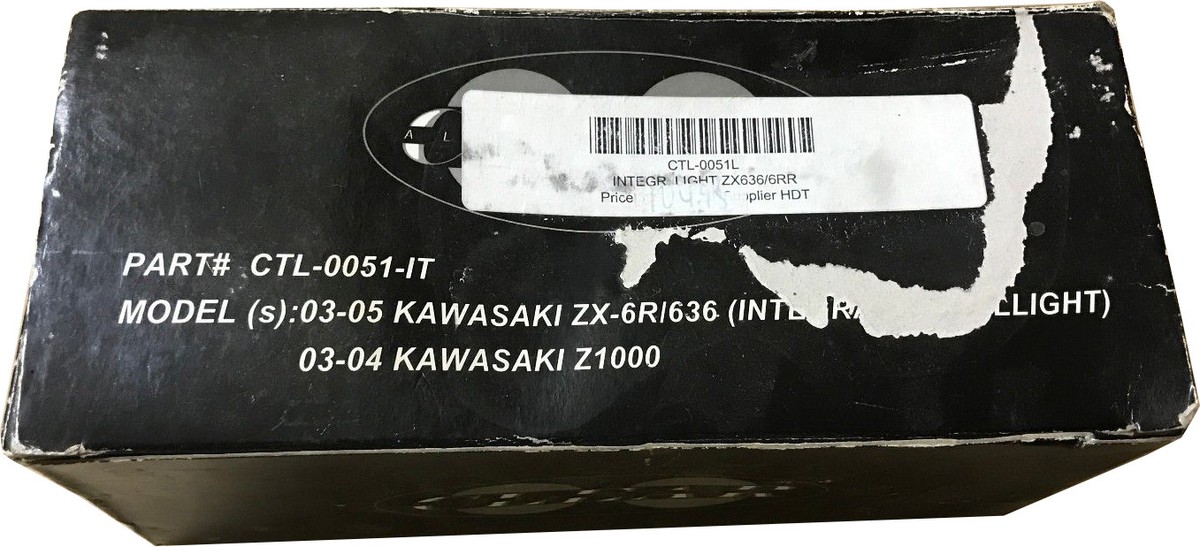 03-05 Kaw ZX-6R/636 Z1000 Clear Alternatives Integrated Light