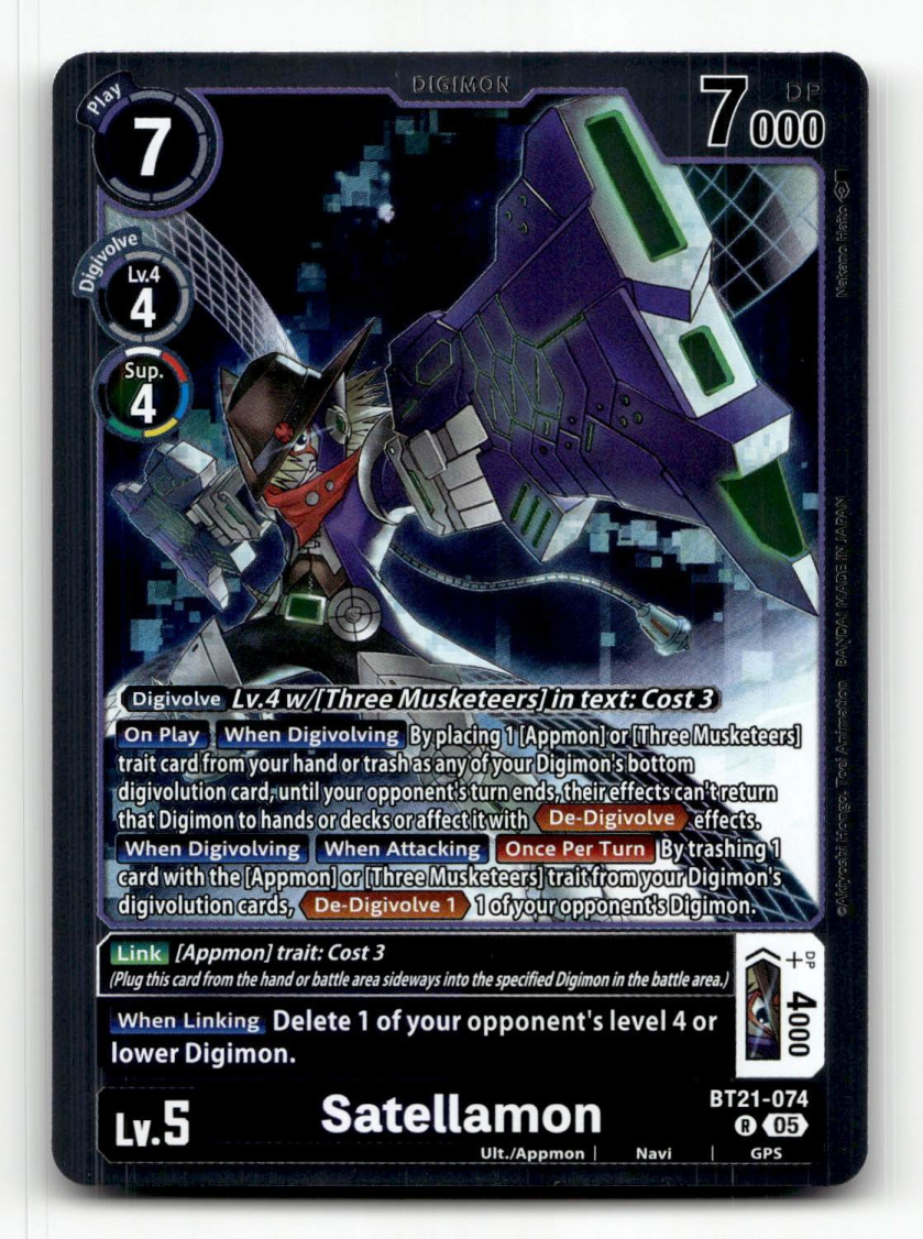 Digimon CCG Satellamon BT21-074 R - World Convergence | eBay