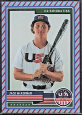 2023 USA Baseball Stars & Stripes Stripes Parallel #32 Jack McKernan RC - MINT