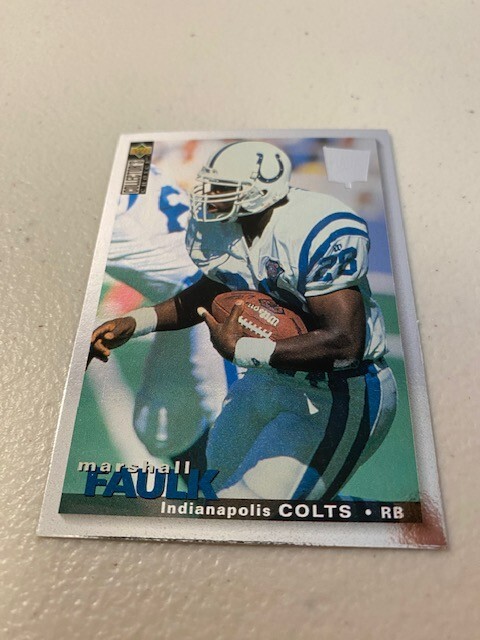 Marshall Faulk 1995 Upper Deck Collector’s Choice Card No. 80 Indianapolis Colts