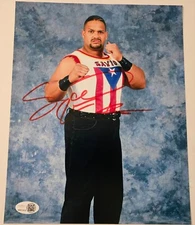 Savio Vega Signed 8X10 Photo JSA COA WWE All New Japan Pro Wrestling WWC IWA 83