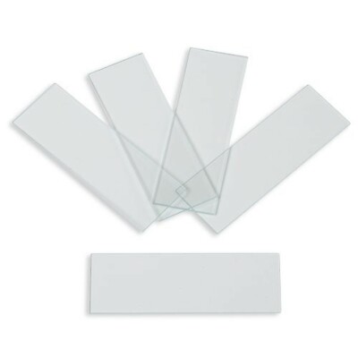 Plain Microscope Slides, Ground Edges, Karter Scientific 206A1 (Case of 3600)