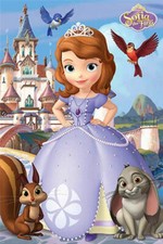 Sofia The First  POSTER 61x91cm NEW Clover Robin Mia Whatnaught princess castle
