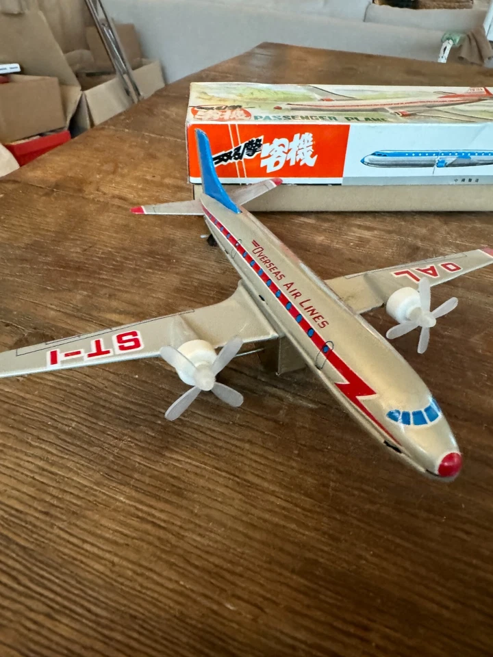 JOUET AVION MECANISME A GALET MF 104 20 CM MADE IN CHINA - Photo 3/4