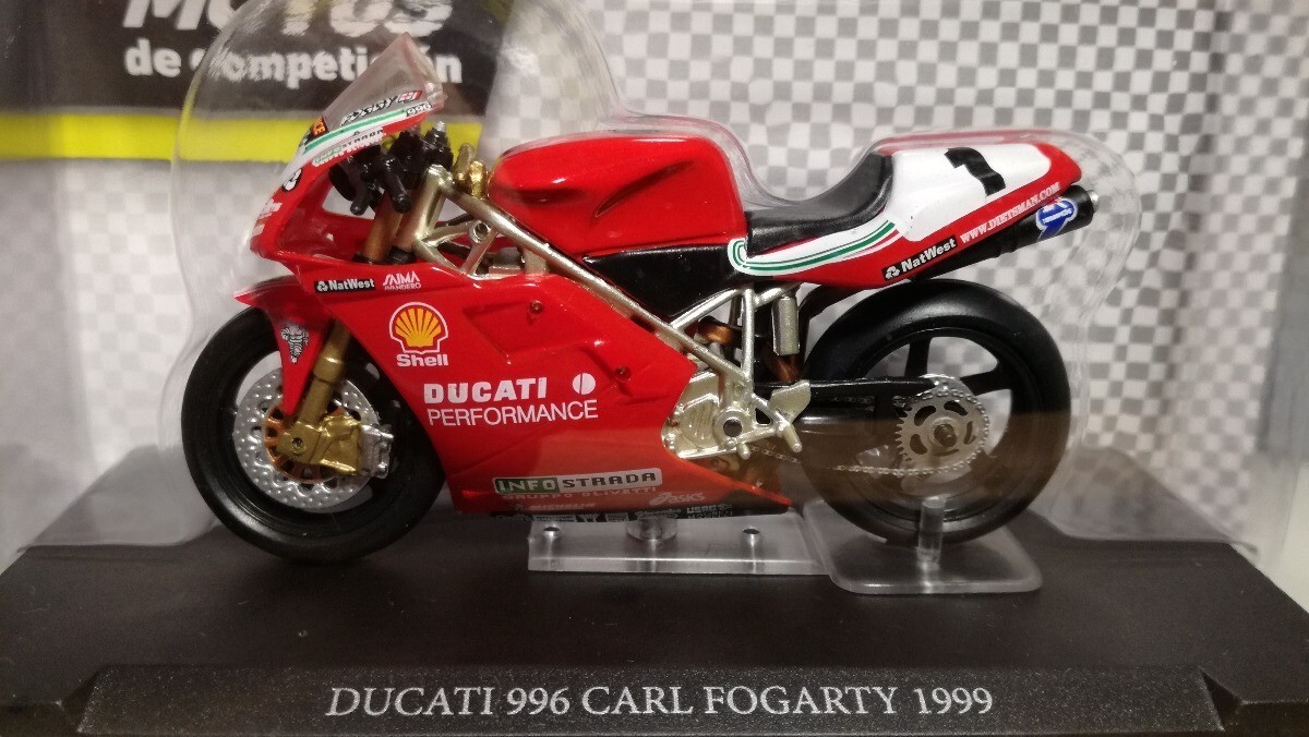 Ducati 996 Carl Fogarty 1999 Rare Racing Motorcycle Bike Diecast