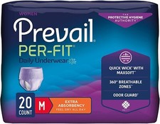 Prevail Per-Fit Women Protective Underwear Medium 34'' - 46'' 20/Bag
