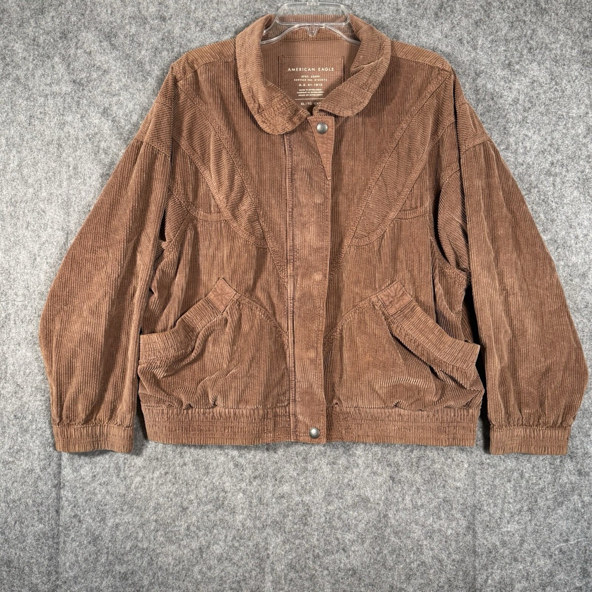 ジャケット・アウター 80-'s usa Corduroy Short Jacket Brown Fuzzdandy Mens Corduroy Western Denim Jacket Retro Vintage