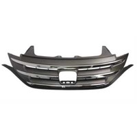 KüHlergrill KüHlergitter Grau Chrom FüR Honda CR-V IV Rm_ RE