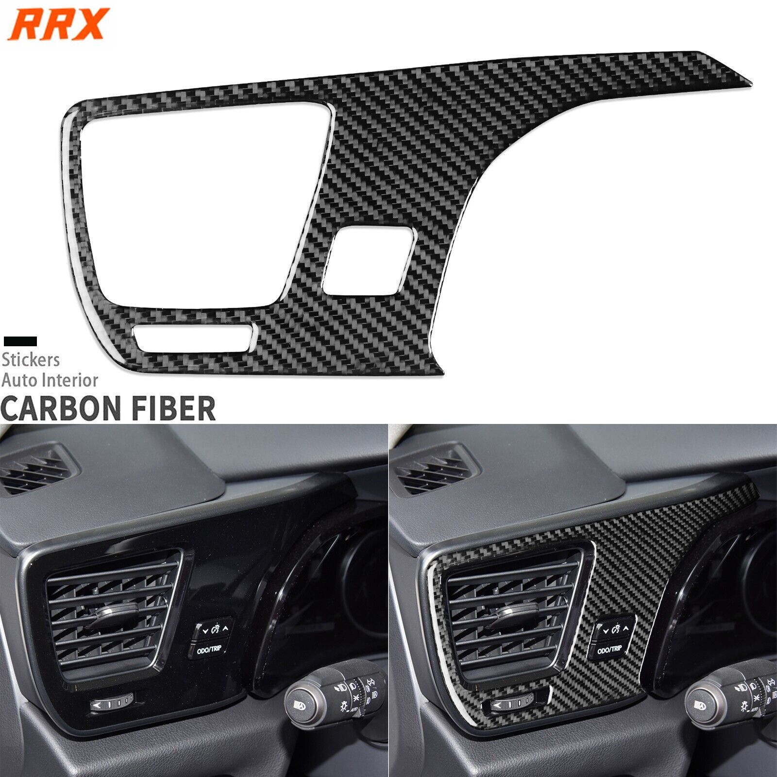 Real Carbon Fiber Driver Air Vent Outlet Cover For Lexus NX 250 350 450h 2022-25