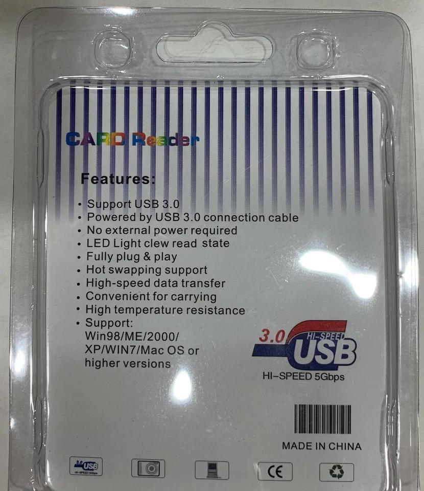 MINI 5Gbps Super Speed USB 3.0 Micro SD/SDXC TF Card Reader Adapter TDO - Image 4 of 4