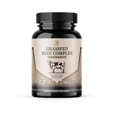 Desiccated Beef Organ Complex, Certified 100% Grass Fed Undefatted 180 Capsules