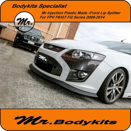 Mr Injection Plastic Made Front Lip Splitter For FPV F6/GT FG Series 2008-2014 - Picture 5 of 11