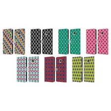 HEAD CASE DESIGNS QUATREFOIL 2 LEATHER BOOK WALLET CASE FOR MOTOROLA PHONES