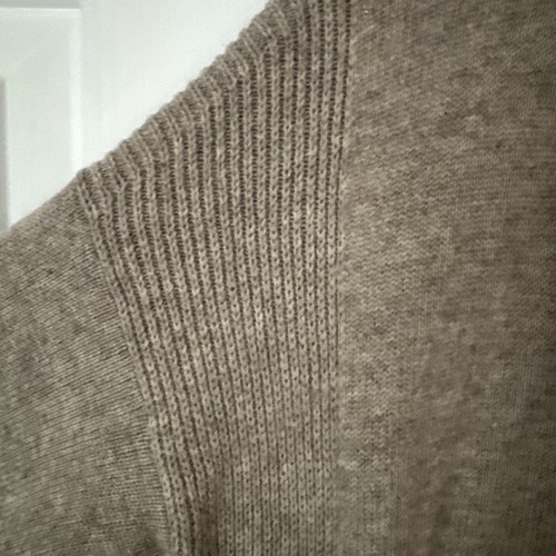 Athleta Spirit Wool Cashmere Wrap Sweater Womens Sz X-Small XS Taupe Pockets - Picture 7 of 9