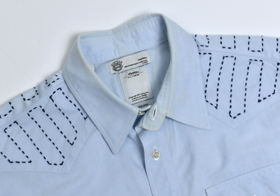 Visvim Oxford Cloth Cotton Shirt Size 1 Blue Made in Japan Visvim Oxford Cloth Cotton Shirt Size 1 Blue Made in Japan