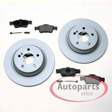 Bremsscheiben Ø 300 mm + Bremsbeläge hinten für Mercedes S Klasse [W221]