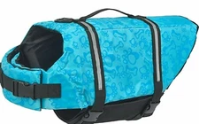 Dog Life Jacket, Dog Life Vest with Reflective Stripes - Adjustable -Size Large 