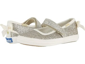 gold glitter kids shoes
