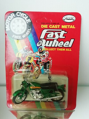 Yatming Fast Wheel Motorrad Motorbike YAMAHA auf Karte Yat Ming