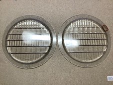 pair GLasS AUTO head lamp DILLON LENS type I. VinTaGE trUcK headLiGht 9-1/4