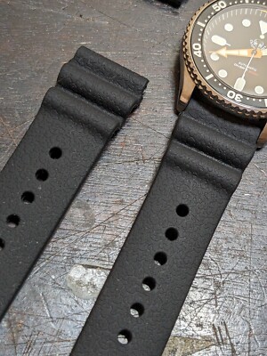 Super Soft Silicone Cheap Divers Watch Strap Seiko or Citizen
