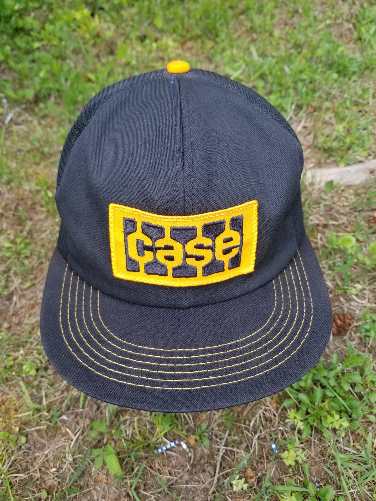 Vintage Authentic Case Mesh Snapback Trucker Hat … - image 2