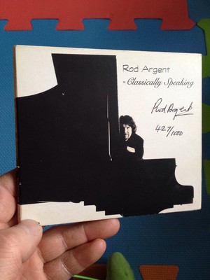Classically Speaking-Rod Argent CD Signed No.427/1000 Oracle Odyssey The Zombies