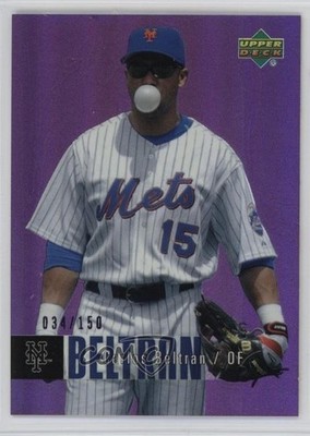 2006 Upper Deck Special F/X Purple 34/150 Carlos Beltran #287 HOF 19bs