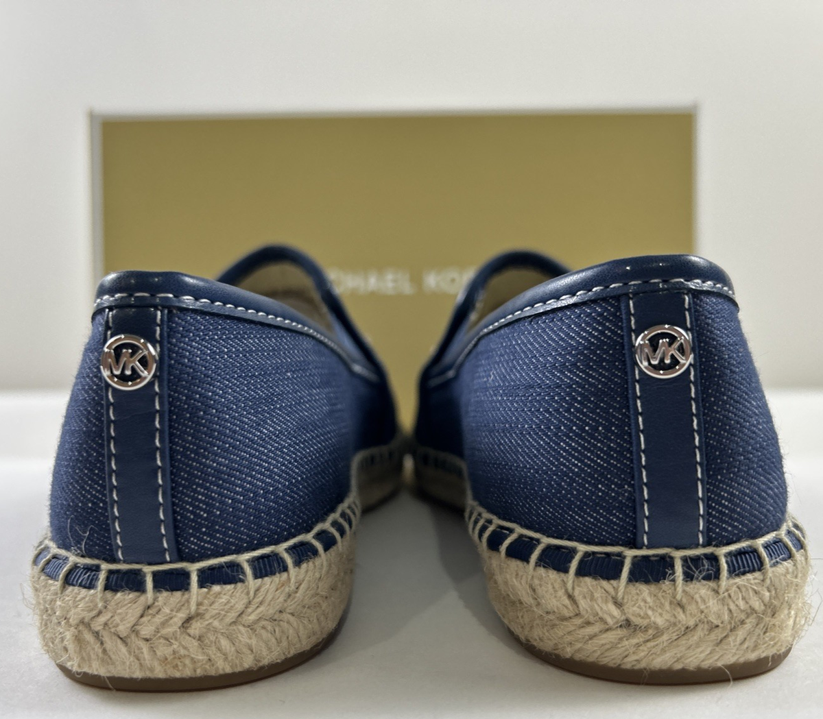 MICHAEL KORS Size 7.5 Women's Shoes Espadrille Denim Bluewash