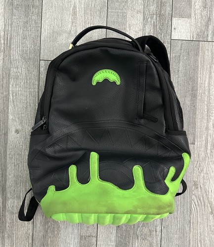 Sprayground Updrip DLX Green Backpack  Rare OOP