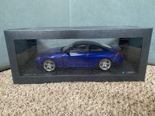 bmw m6 coupe 1:18 miniature San Marino Blue 80 43 2 218 737