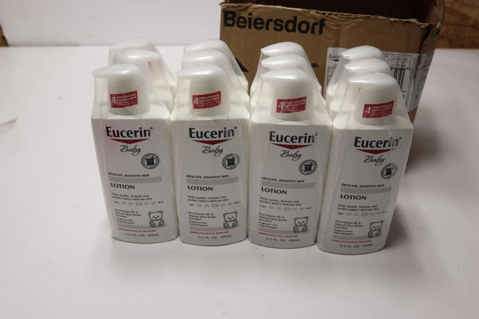 12x Lot 13.5oz Eucerin Baby Body Lotion Fragrance Free Hypoallergenic
Opens in a new window or tab